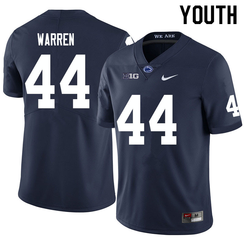 NCAA Nike Youth Penn State Nittany Lions Tyler Warren #44 College Football Authentic Navy Stitched Jersey EPY1898LC